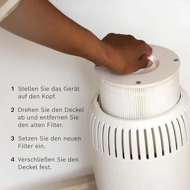 BOSCH Kombifilter 2-in-1 HEPA Filter für Luftreiniger Air 500, effektive Luftreinigung und einfache Handhabung – Bild 4