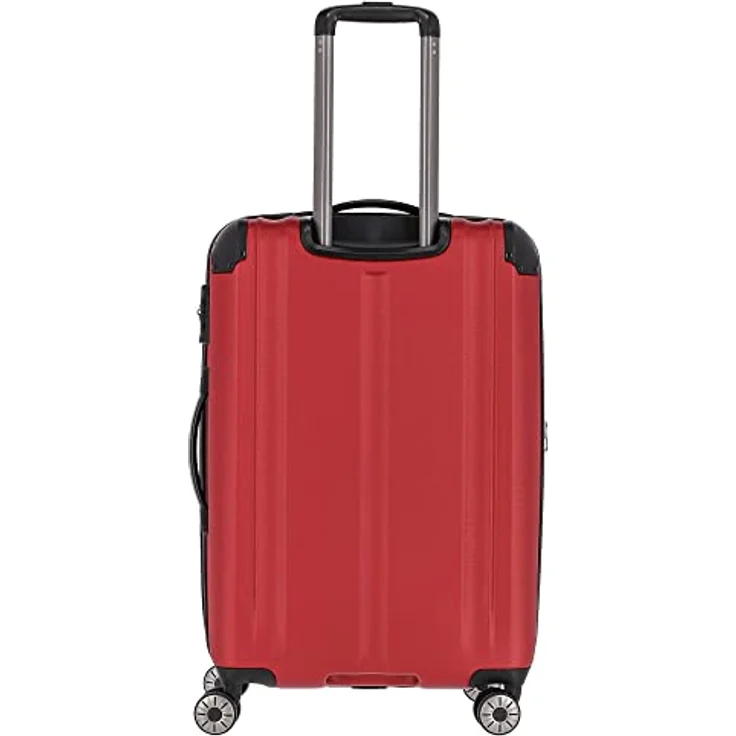 Travelite 4-Rad Koffer M mit TSA Schloss + Dehnfalte, Gepäck Serie City: Robuster Hartschalen Trolley mit kratzfester Oberfläche, 68 cm, 78 Liter (erweiterbar auf 86 L) – Bild 4