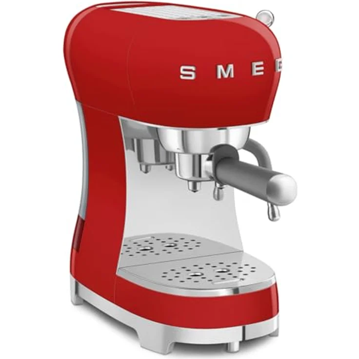 Smeg ECF02RDEU Siebträger Espresso-/Kaffemaschine Rot, Siebträgermaschine, Rot – Bild 3