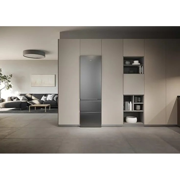 Haier HTR3620DNMG, Kühl-Gefrier-Kombination mit Fresh 0° Zone, Total No Frost, 414 L, energiesparend, Inverter-Kompressor, Edelstahl – Bild 4