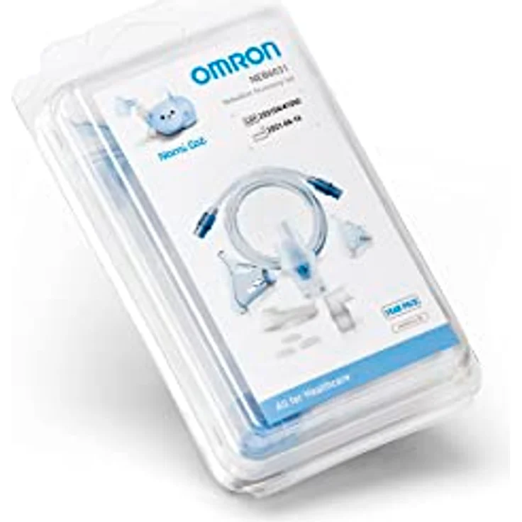 OMRON Nami Cat YearPack Verneblerset Zubehörset für das OMRON Nami Cat Inhalationsgerät für Kinder, OMRON Original Zubehör – Bild 2