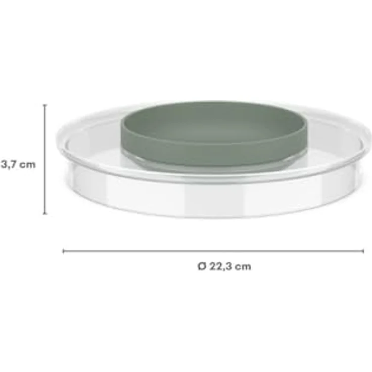 Mepal Chef it Rührschüssel spritzschutzdeckel 3000 ml - navy Ø223 x 37 – Bild 3