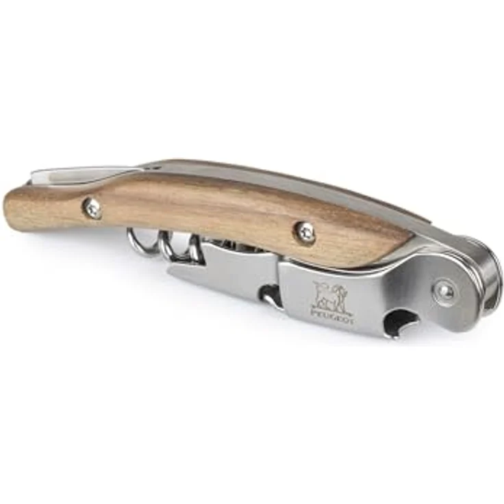 PEUGEOT Malbec Sommelier-Korkenzieher, aus Walnussholz, elegantes Design für Weinliebhaber – Bild 1