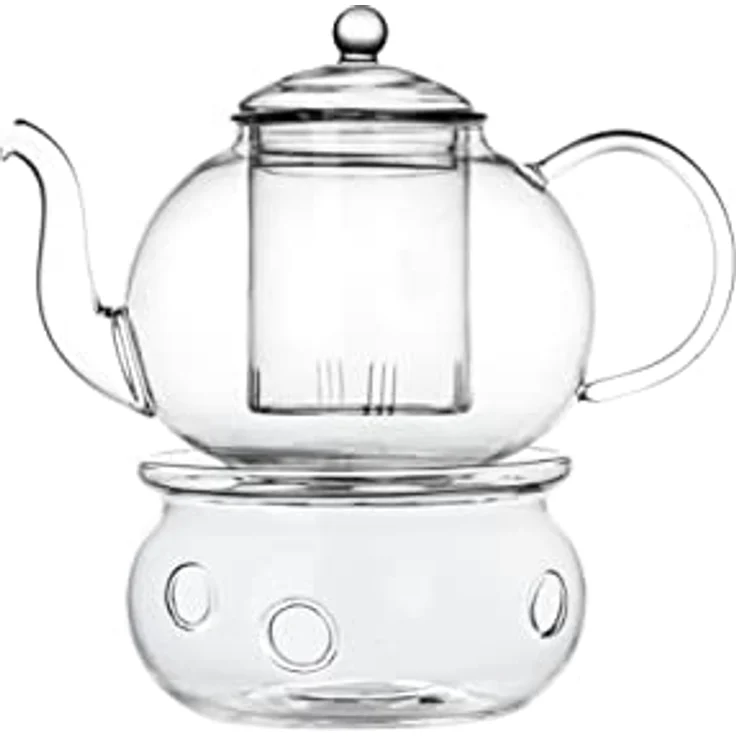 Verona einwandige Glas-Teekanne 1,5L inkl. Filter – Bild 5