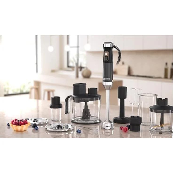 Sencor Ultra Potente Stabmixer, 1500W, 10-in-1 Multifunktionalität, Schwarz – Bild 2