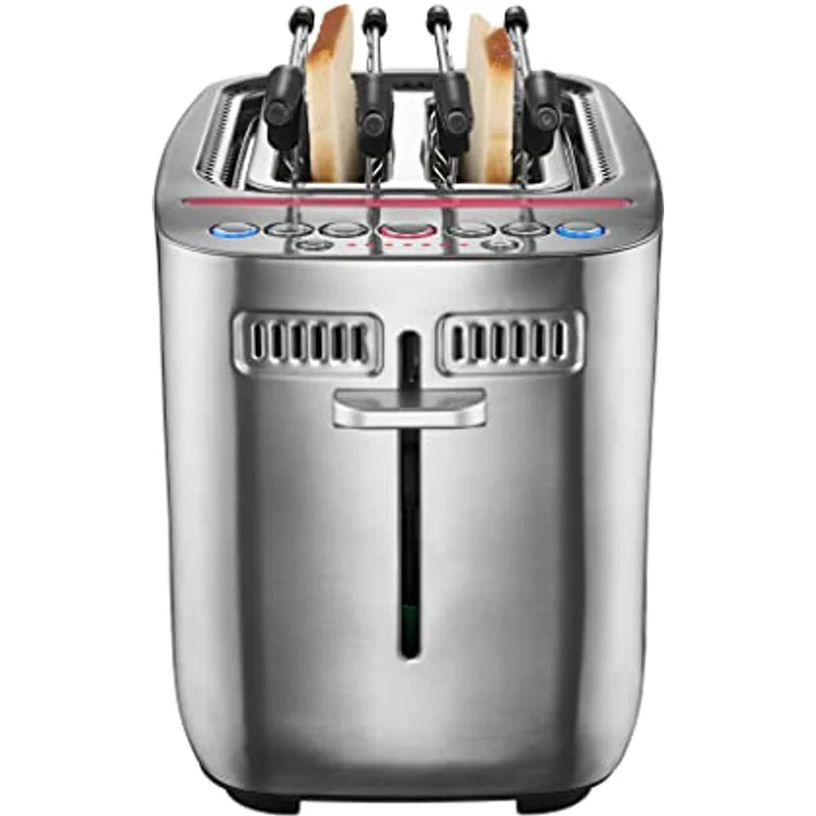 Solis Sandwich Toaster 8003 Sandwichmaker - Toster Griller - Sandwich Grill - Turbofunktion - Funktion für Bagels - Extra breite Schlitze - 7 Bräunungsstufen - Inklusive 2 Sandwichklammern – Bild 3