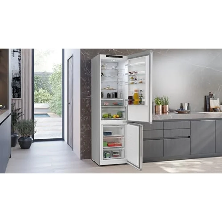 Siemens KG39N2IAG iQ300 Stand-Kühl-Gefrierkombination, NoFrost, 260 Liter, gebürsteter Stahl, AntiFingerprint – Bild 5