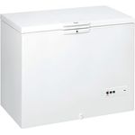Whirlpool Gefriertruhe WHM39112/ 394 Liter Nutzinhalt / Supergefrierfunktion / Innenbeleuchtung/ Door Balance / Leise mit 42 dB, Weiß [Energieklasse E]