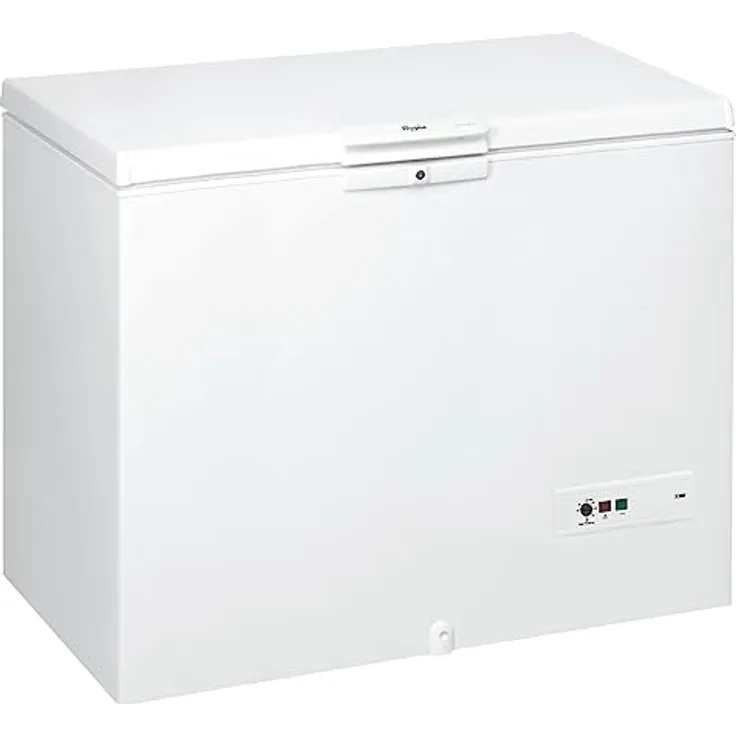 Whirlpool Gefriertruhe WHM39112/ 394 Liter Nutzinhalt / Supergefrierfunktion / Innenbeleuchtung/ Door Balance / Leise mit 42 dB, Weiß [Energieklasse E]