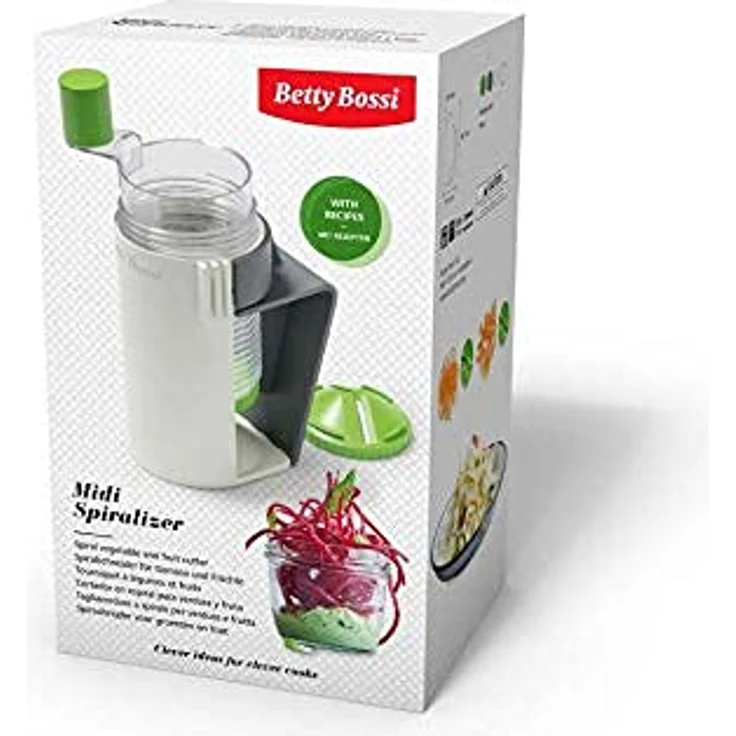 Betty Bossi Midi Spiralizer ? Spiralschneider mit dem Sie komfortabel sämtliches Gemüse schneiden können und selbst als Kartoffel Spiralschneider geeignet ist – Bild 3