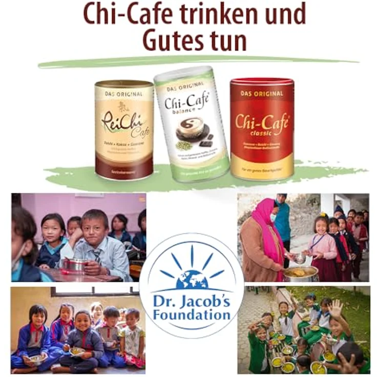 Dr. Jacob's Chi-Cafe balance Pulver, gesunde Kaffee-Alternative mit Mineralstoffen, vegan, 450 g – Bild 7