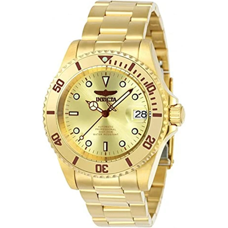 Invicta Pro Diver Automatikuhr 40mm Edelstahlgehäuse, Champagnerfarbenes Zifferblatt, 20 bar wasserdicht – Bild 1