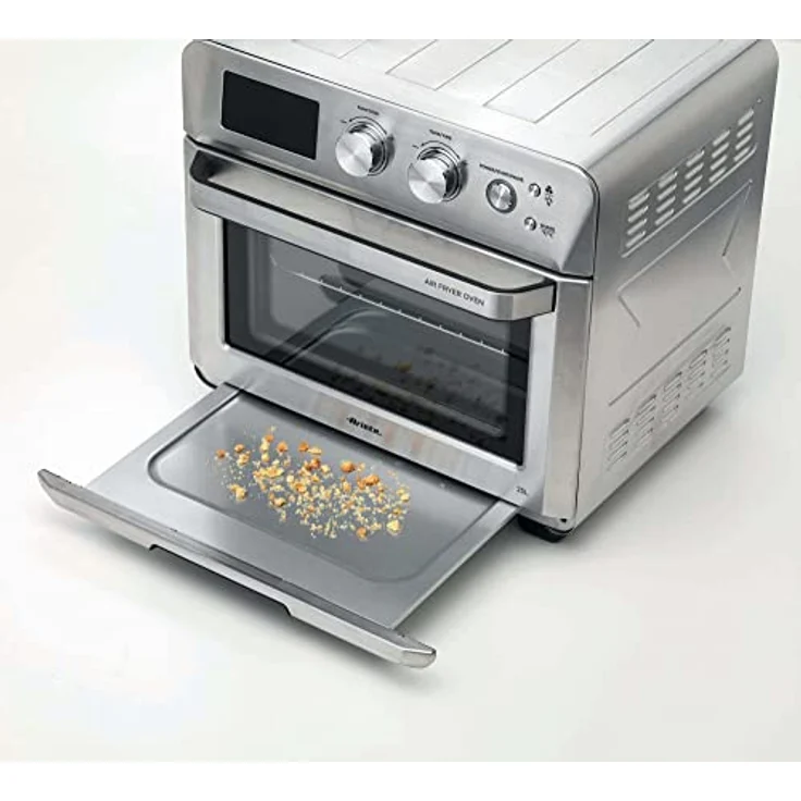 Ariete 4629 Airy Fryer Oven Digital SS, Luftfriteuse, Elektroofen, Fassungsvermögen 25 l, 1700 W, für Pizza 30 cm, LED-Display, Temperatur max. 230 °C, Silber – Bild 5