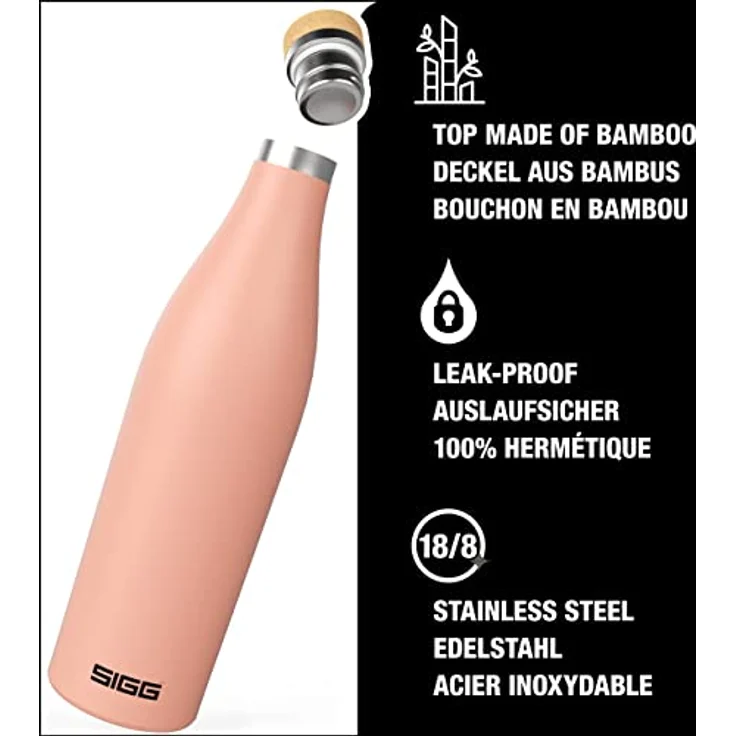 SIGG Trinkflasche Meridian Shy Pink 0,5L Thermosflasche, rosa – Bild 4