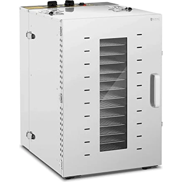 Royal Catering RCDA-1350/100S Dörrgerät Dörrautomat Obsttrockner Dörrapparat Dehydrator Obst 1.500 W 16 Etagen – Bild 1