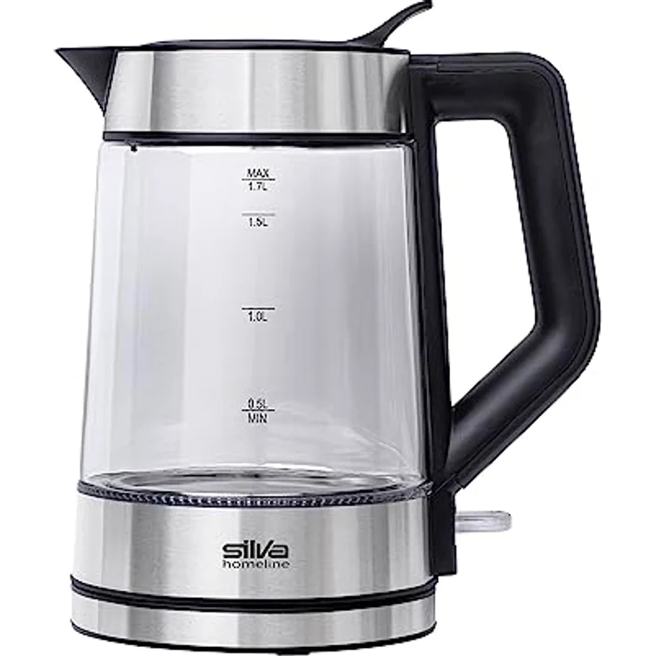 SILVA SCHNEIDER Glas Wasserkocher KL-G 2007, 1,7 Liter, 2200 Watt, mit Easy-Fill Deckel – Bild 2