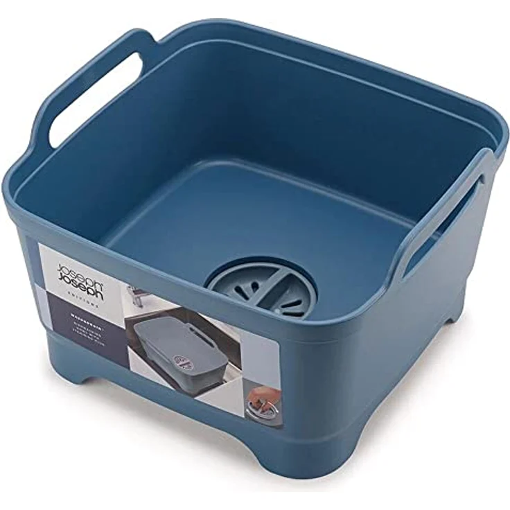 Joseph Joseph Editions Wash&Drain Geschirrspülwanne Blau Spülbecken Spülwanne Spülschüssel – Bild 2