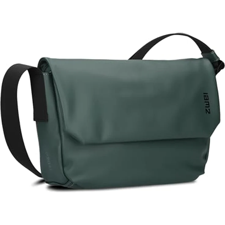 ZWEI Cargo CA60, Umhängetasche aus robustem Kunstleder, grün, 32 x 11 x 20 cm – Bild 1