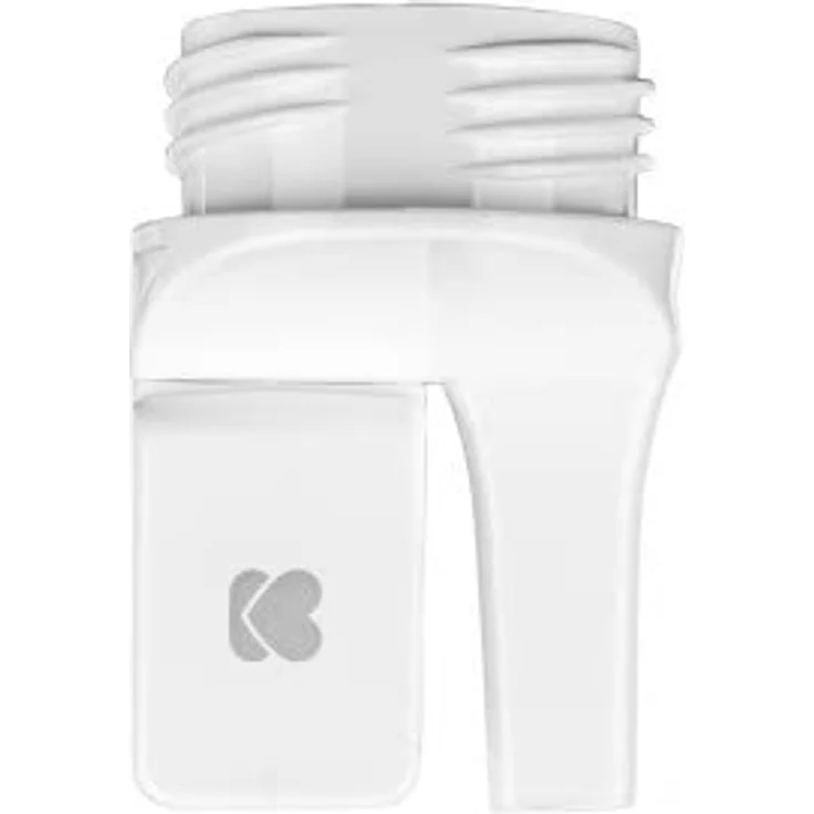 Kikkaboo Pump-into-Bag Adapter, 2 Stück, durchsichtiger Muttermilchbeutel mit sicherem Verschluss, One Size – Bild 1