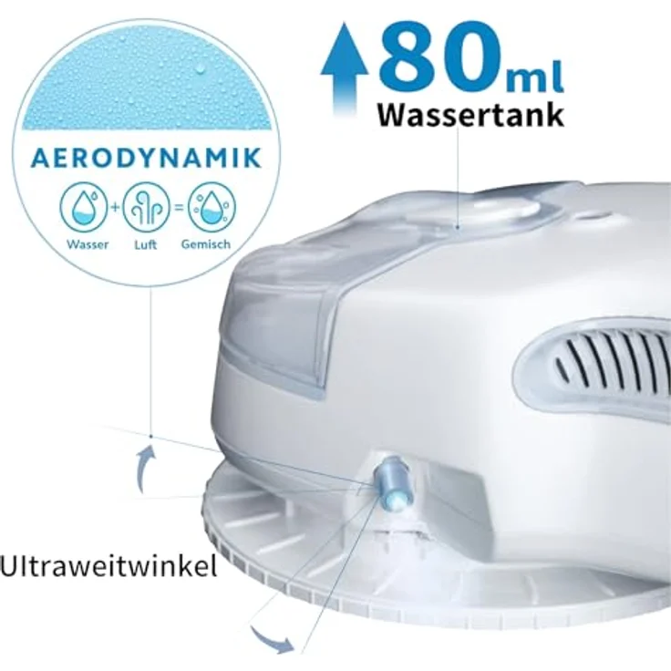 HUTT C7 Fensterputzroboter mit Sprühfunktion, 80ml Wassertank, HUTTHINK 5.0 intelligente Frequenzsteuerung, 5500Pa Saugkraft, patentiertes 3D-Aufhängungsfahrgestell, Sicherheits-Akku – Bild 2