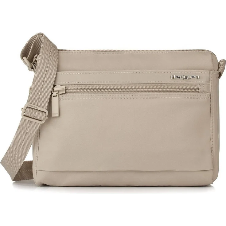 Hedgren Umhängetasche Inner City Eye Shoulder Bag RFID S, beige, wasserabweisend, mit RFID Blocker-Schutz – Bild 1