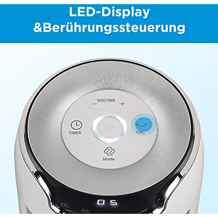 Midea FZ10-16AR Turmventilator, 60° Oszillation, Fernbedienung – Bild 5