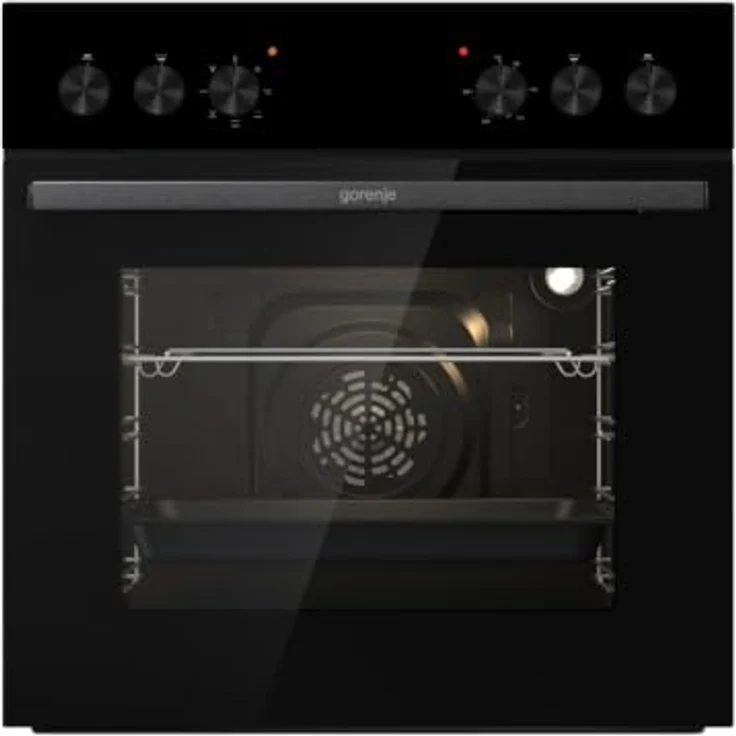 Gorenje Red Pepper Set ACB com Einbauherd BCA6715AO1BK mit 6 Backofenfunktionen und Glaskeramikkochfeld ECDA643SC, 60 cm – Bild 2
