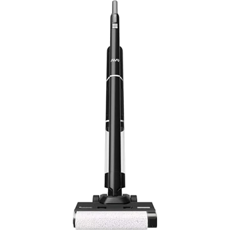 TurboTronic TT-AIV9, Kabelloser Nass- & Trockensauger mit Wischfunktion, 13 kPa Saugkraft, HEPA+-Filter, 25 Min. Akku, Schwarz – Bild 2