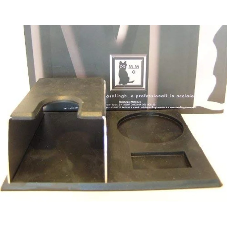 Motta Tampingstation mit Tampingmatte, Edelstahl, schwarz – Bild 6