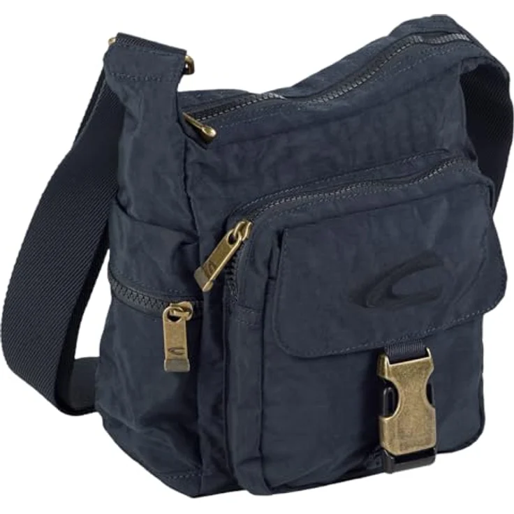 "camel active Umhängetasche Nylon mit Reißverschlussfach, schwarz" – Bild 4