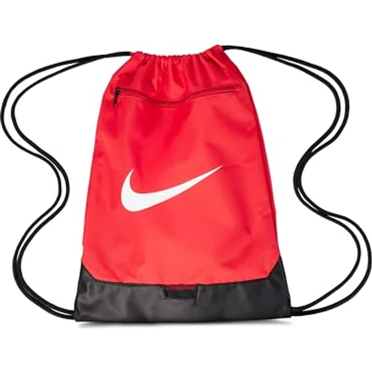 Nike Brasilia Sportbeutel NK BRSLA DRAWSTRNG - 18L, minimalistisches Design, recyceltes Polyester, Top-Loading – Bild 1