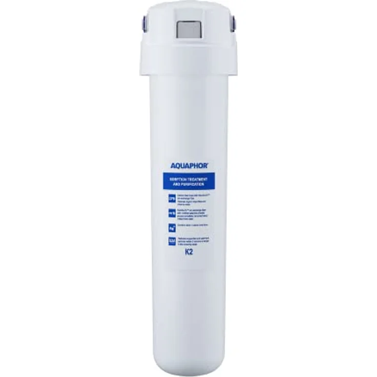 Aquintos Wasseraufbereitung AQUAPHOR Crystal Solo Trinkwasserfilter mit K2 Kartusche gegen Chlor, Pestizide, Schwermetalle, Bakterien und organische Verunreinigungen bis 3 Mikron – Bild 3