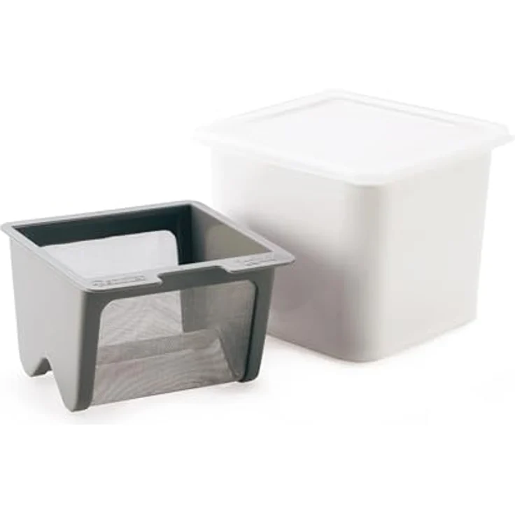 Cuisipro 837426 Joghurt-Käsehersteller, Weiß, 12 x 14 x 14 cm – Bild 2