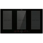 Klarstein Delicatessa 90 Induktionskochfeld - 6 Zonen, Full Flex Power, 10.500 W, Touch-To-Slide, Timer & Kindersicherung, Schwarz Glaskeramik, Einbau-Induktionskochfeld