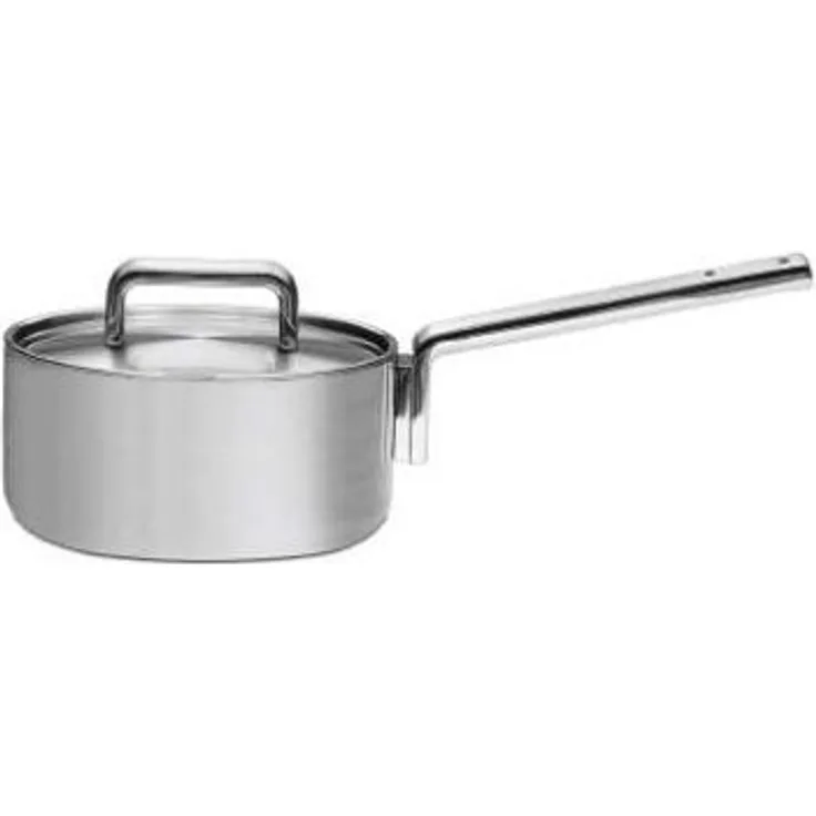 Iittala 1010453 Tools Stielkasserolle mit Deckel 2l, Edelstahl