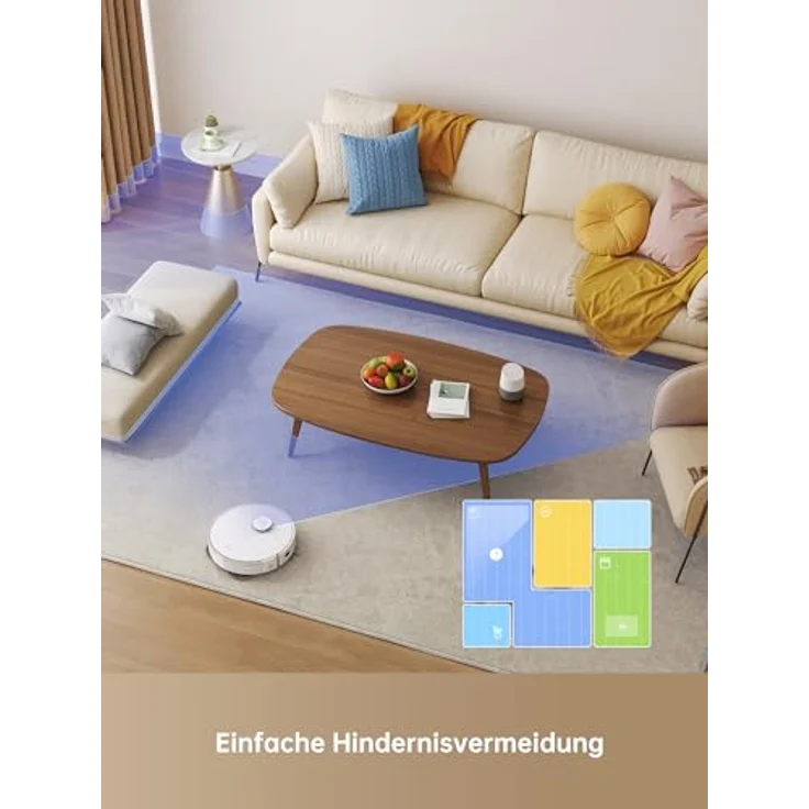 dreame L10s Pro Gen 2 Saug- und Wischroboter, 7.000 Pa Saugkraft, DuoScrub™-Wischsystem, automatische Moppanhebung, Ultraschall-Teppicherkennung, Tierhaare, Hartböden und Teppich – Bild 5