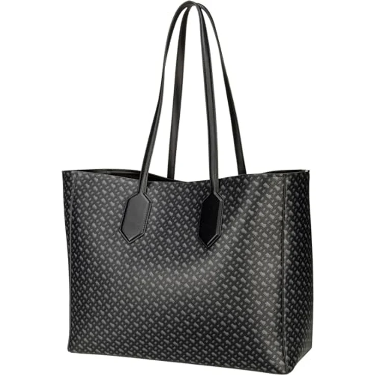 BOSS Shopper Liriel MG 50523322, Kunstleder, Allover-Print, Laptopfach, Reißverschlussetui – Bild 2