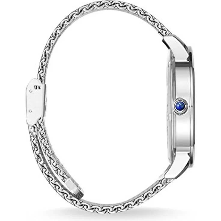 Thomas Sabo Damen Armbanduhr Analog Quarz Edelstahl Dunkelblau WA0301-201-209-33 – Bild 3