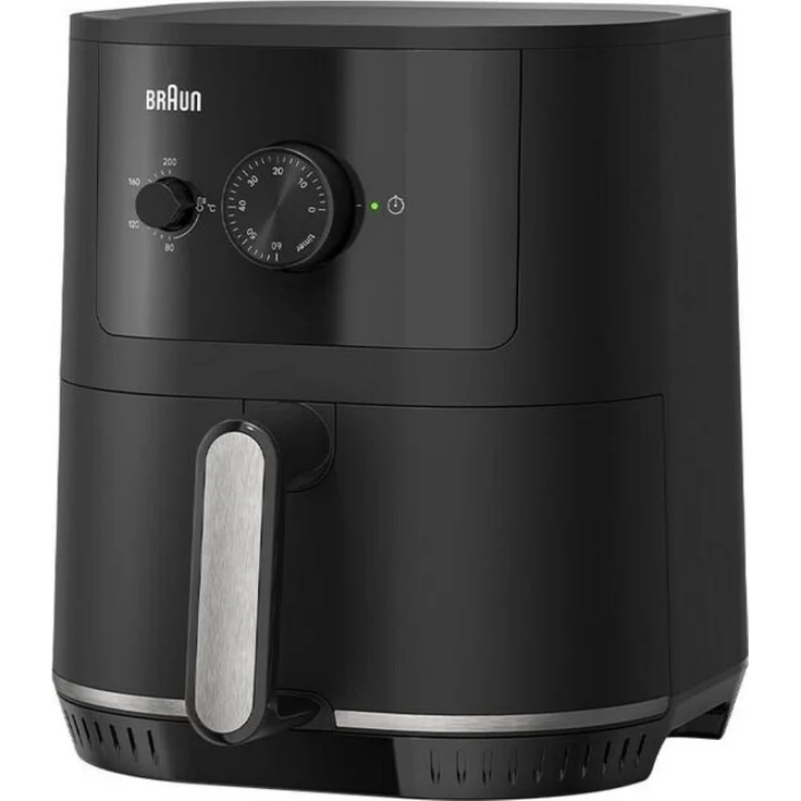 Braun Heißluftfritteuse HF3000 Airfryer Manuell - 1500 W, schwarz, RealAir-Technologie, Einstellbare Temperatur – Bild 1