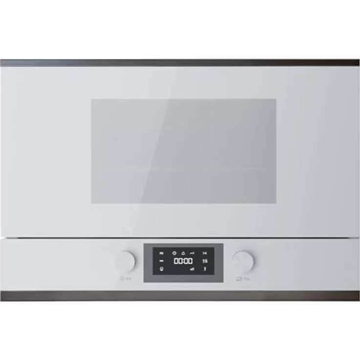 Küppersbusch MR 6330.0 W2 K-Series.3 Einbau-Mikrowelle mit 850 W Leistung, 22 Liter Garraum, Weiß/Black Chrome – Bild 1