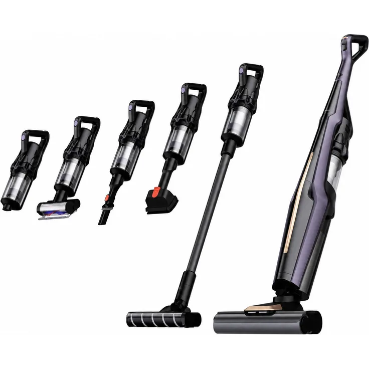 Blossom Deerma P40Pro, 6-in-1 Nass-Trocken-Akkusauger mit 30KPa Saugkraft, kabellos, Lichttechnik, selbstreinigende Bürste, Grün