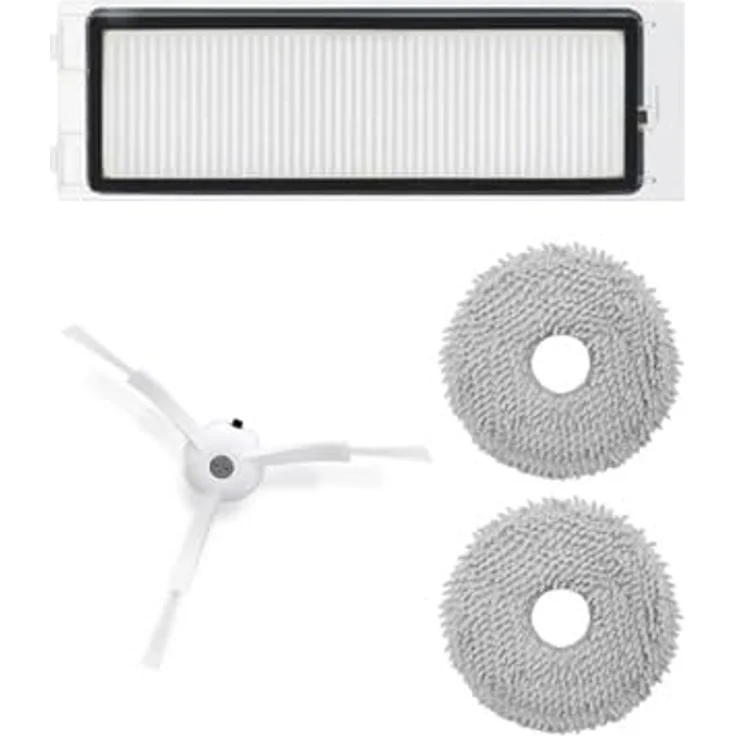 roborock Original Qrevo Series Universal Zubehör Kit 4-teilig 2x Mop - Passend für Qrevo, Qrevo MAXV, weiß – Bild 1