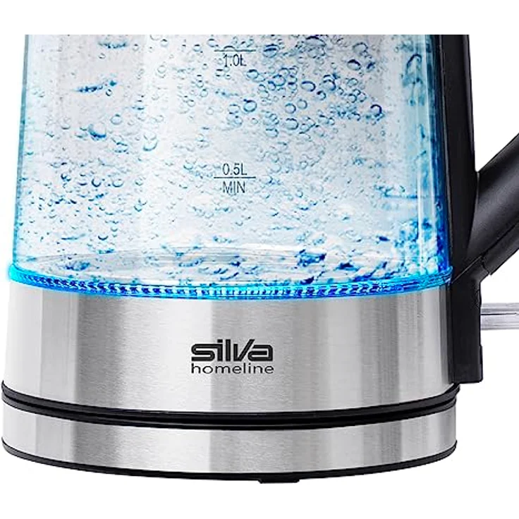 SILVA SCHNEIDER Glas Wasserkocher KL-G 2007, 1,7 Liter, 2200 Watt, mit Easy-Fill Deckel – Bild 5
