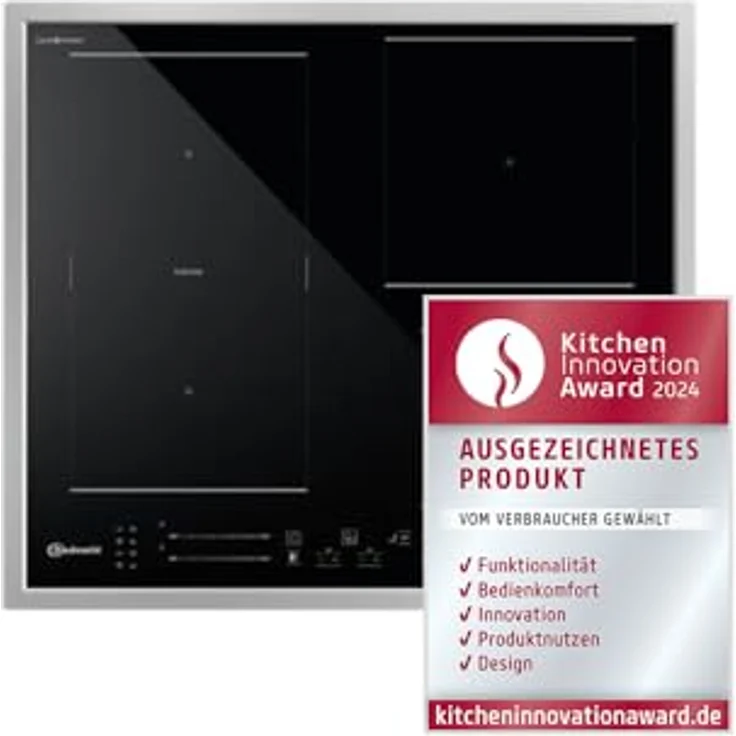 Bauknecht BAKO BLACK STEAM PROTECT/Einbau Backofen-Kochfeld Kombination/Backofen (60 cm)/EEK A+/Pyrolyse/Multi-Level-Kochen/Gentle Steam/Glaskeramik-Kochfeld (60 cm)/Clean Protect/1 FlexiDuo/MyMenu – Bild 3