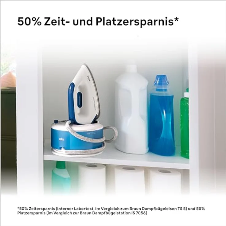 Braun CareStyle Compact IS 2143 Dampfbügelstation, 2400 W, 6 bar, Dampfstoß 400 g/min, 1,5 l Wassertank, FreeGlide 3D Bügelsohle – Bild 5