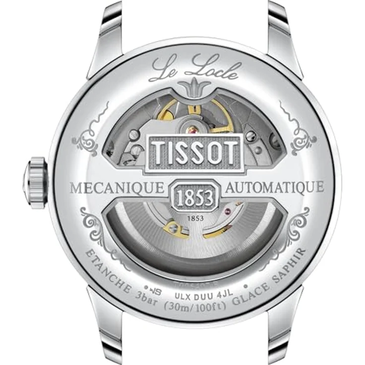 Tissot Le Locle Powermatic 80, Automatikuhr Herren, 39 mm, Edelstahl, blau, Saphirglas, 80 Std. Gangreserve, Waterresistant 3 ATM – Bild 3