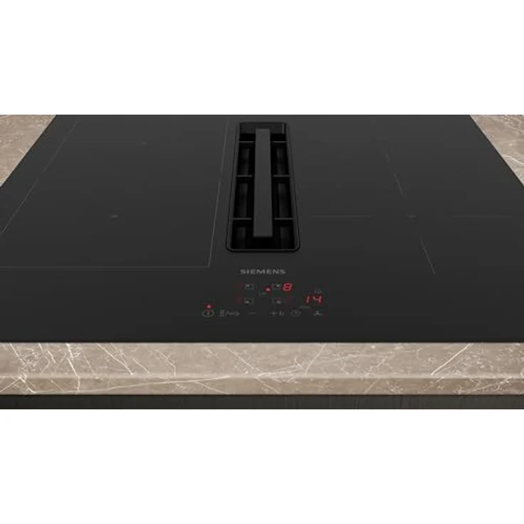 Siemens ED611BS16E iQ300, Kochfeld mit Dunstabzug (Induktion), 60 cm, Rahmenlos aufliegend, Schwarz, flächenbündig, touchControl, powerBoost – Erhöhe die Power einzelner Induktionszonen – Bild 2