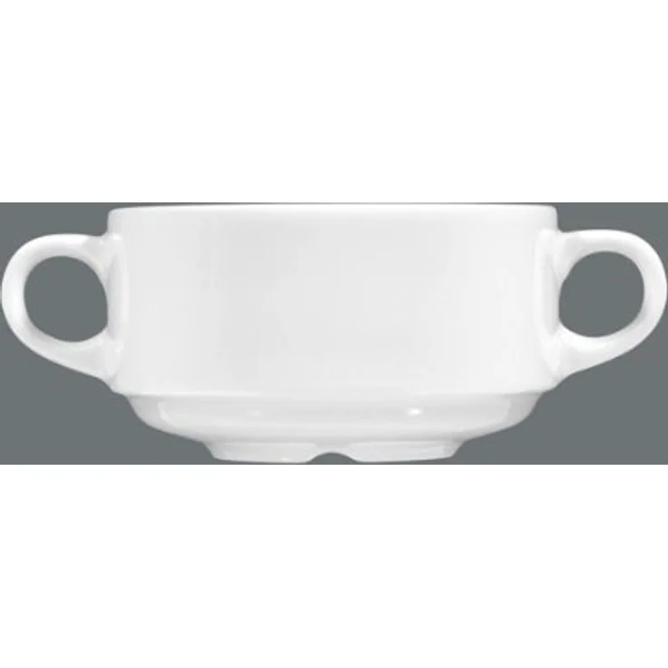 Seltmann 001.162264 Weiden Meran Modern Porzellan Suppentasse, Rund, 00006 Dekor, Weiß, 0.27 L Kapazität, 5.5cm Höhe, 10cm Durchmesser