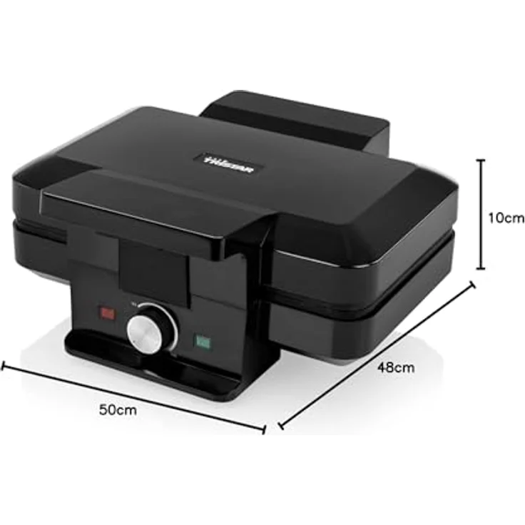 Tristar WF-1165 Waffeleisen, 1000, Kunstoff, Edelstahl – Bild 9