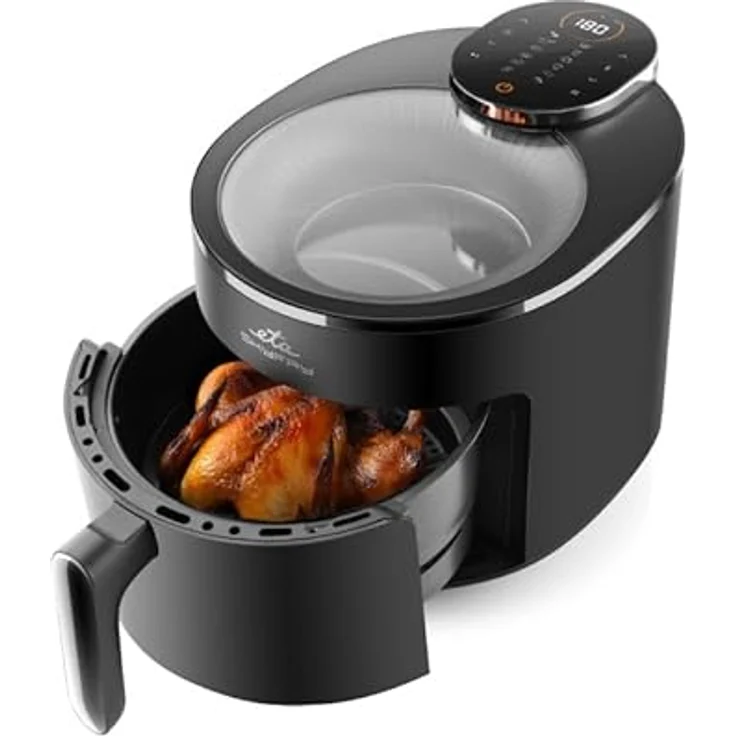 eta Heißluftfritteuse ETA516890000, 1500 W, 5 Liter Fassungsvermögen, 12 Automatikprogramme, LED-Touchdisplay, Überhitzungsschutz – Bild 5
